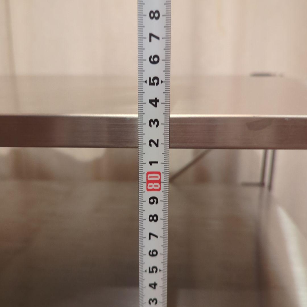 無印良品ステンレス製4段オープンシェルフ