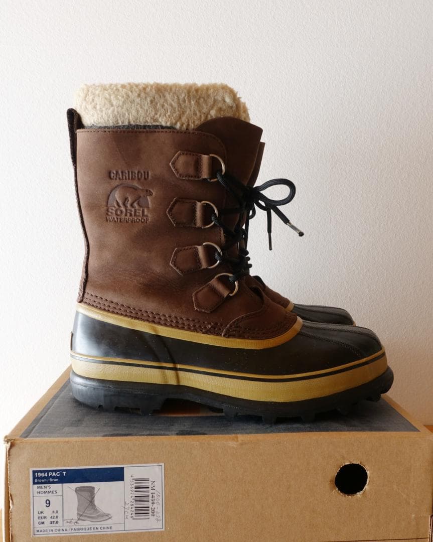 【貴重】旧ロゴ SOREL ソレル カリブー 27cm 元箱付き
