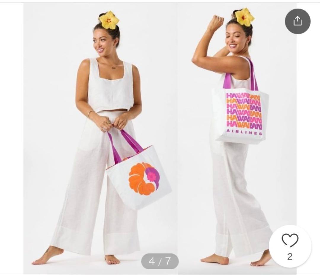 ALOHA Collection ハワイアン航空　リバーシブルトートバッグ