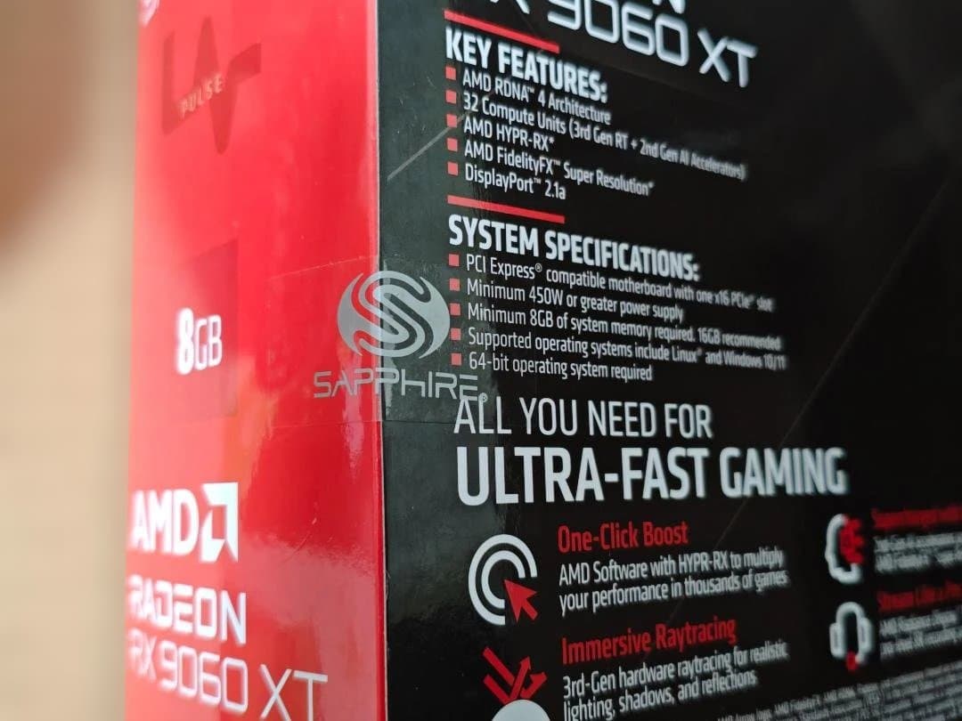 Radeon RX 9060 XT 8GB グラフィックボード