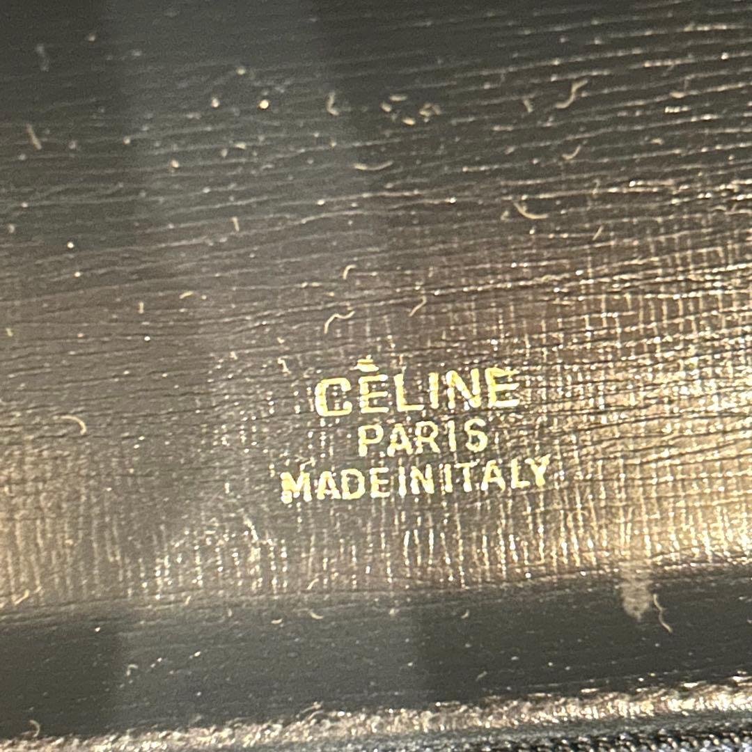 CELINE セリーヌ ショルダーバッグ ホースビット 馬車金具 ブラック