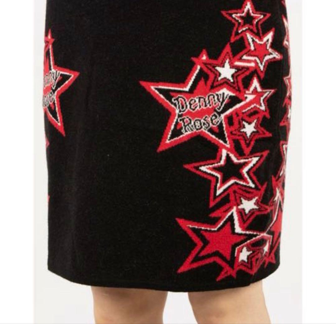 【新品】デニーローズ DENNY ROSE スタージャガードニットワンピース