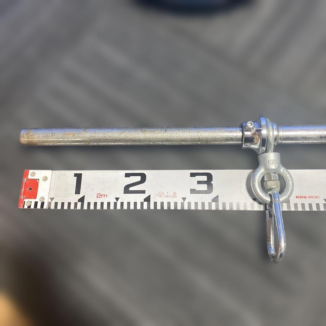 Ｔバーローセット。 バーベルプレート付き