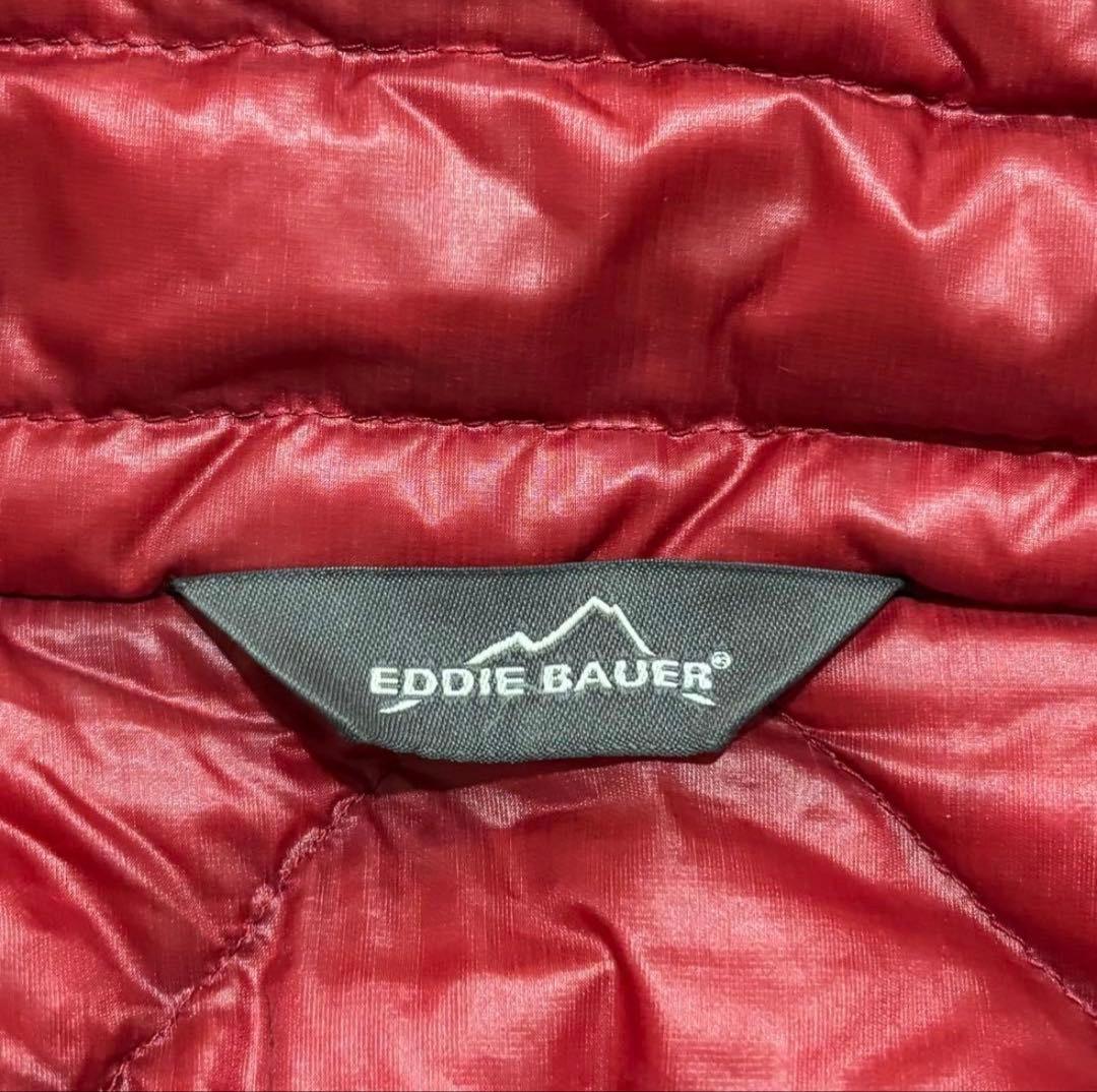 EDDIE BAUER 赤 フード付きダウンジャケット
