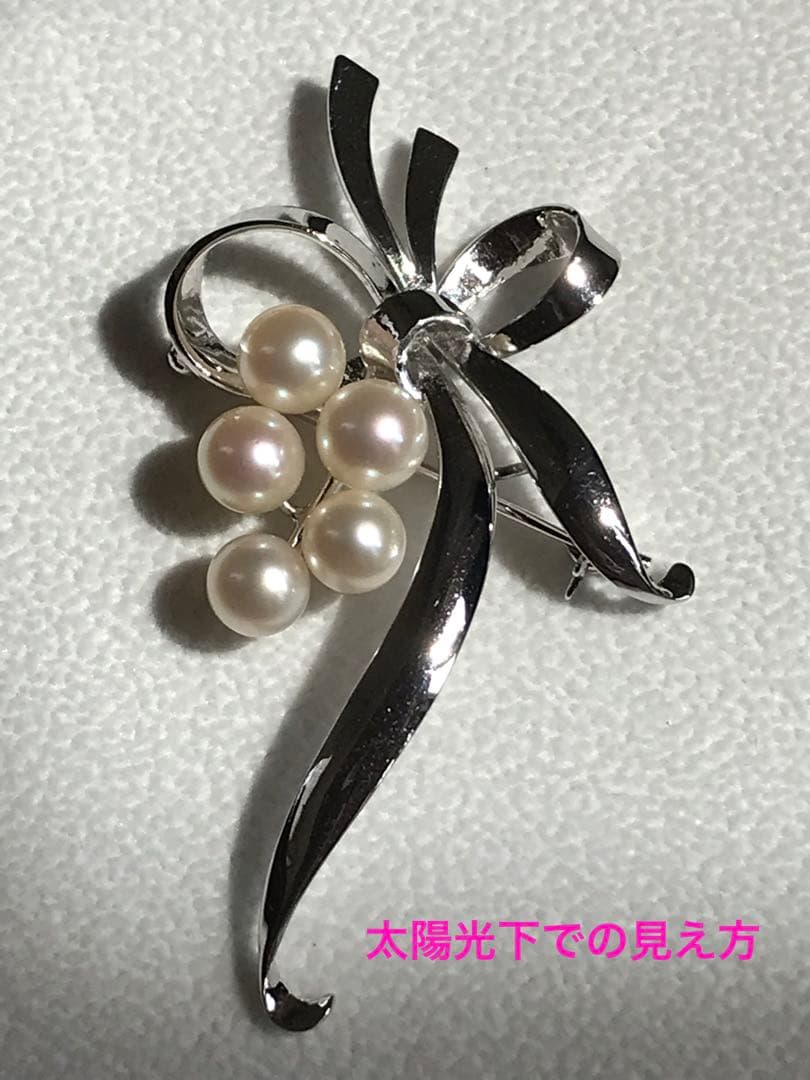 【美品☆】愛子様ご着用♡ ミキモト ロングセラー　パール　SV ブローチ　箱付き