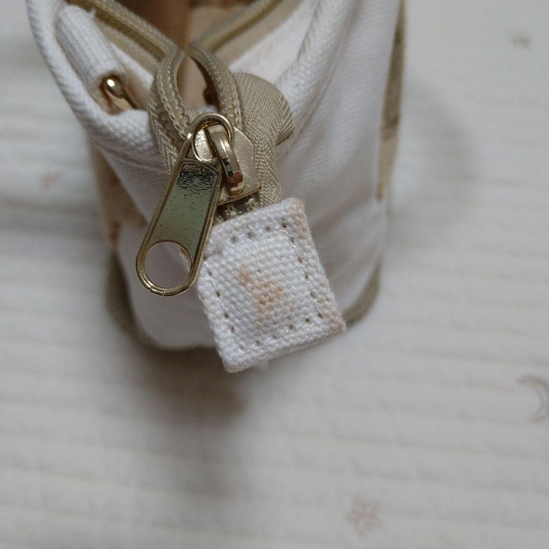 ダッフィートートバッグ　ベージュ