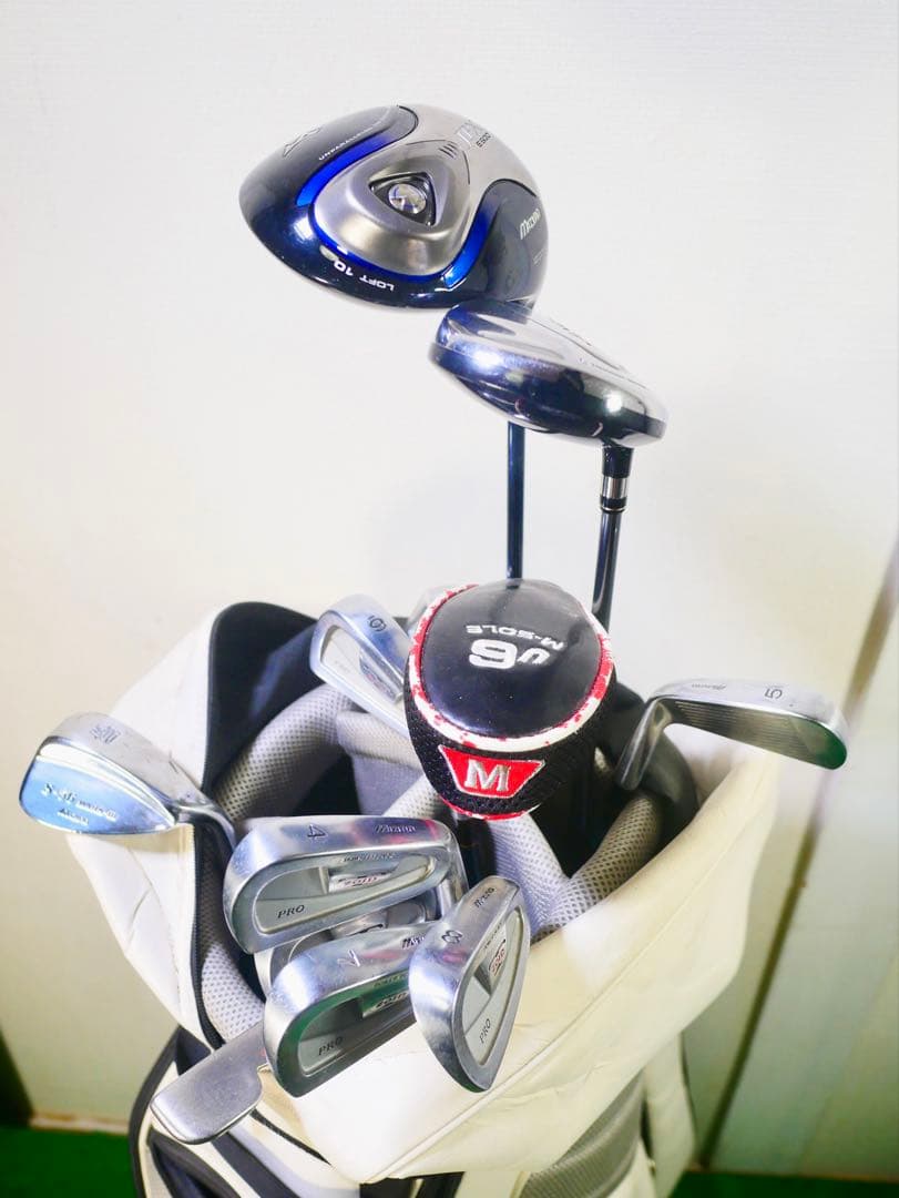 a*u様 Mizuno メンズゴルフクラブセット キャディバッグ付き jpx