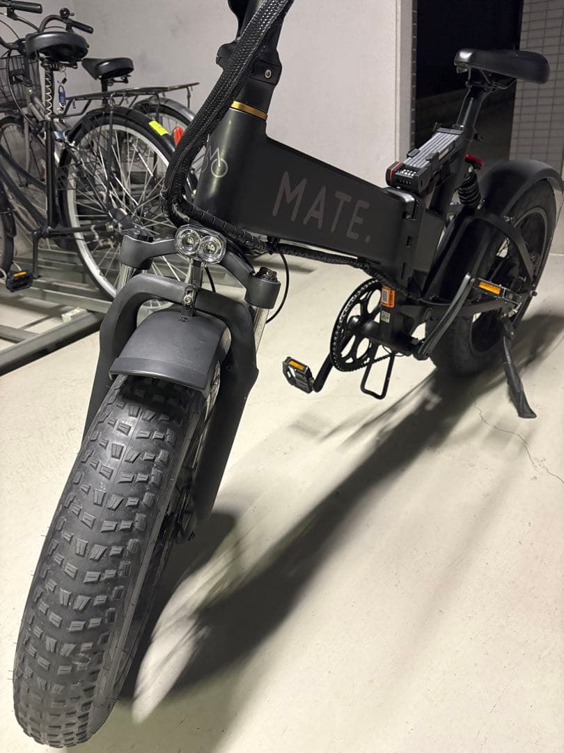 MATE X電動アシスト自転車 ブラック