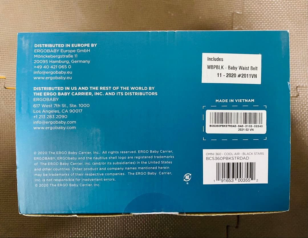 Ergobaby(エルゴベビー) 抱っこひも オムニ360 ブラックスター