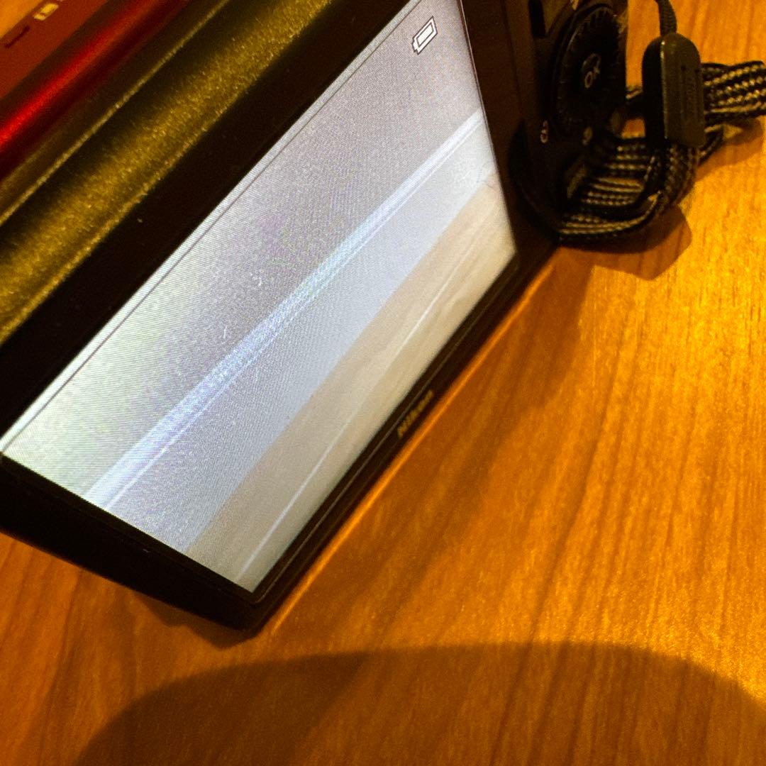 Nikon COOLPIX S6200 レッド　美品　動作確認済み　デジカメ