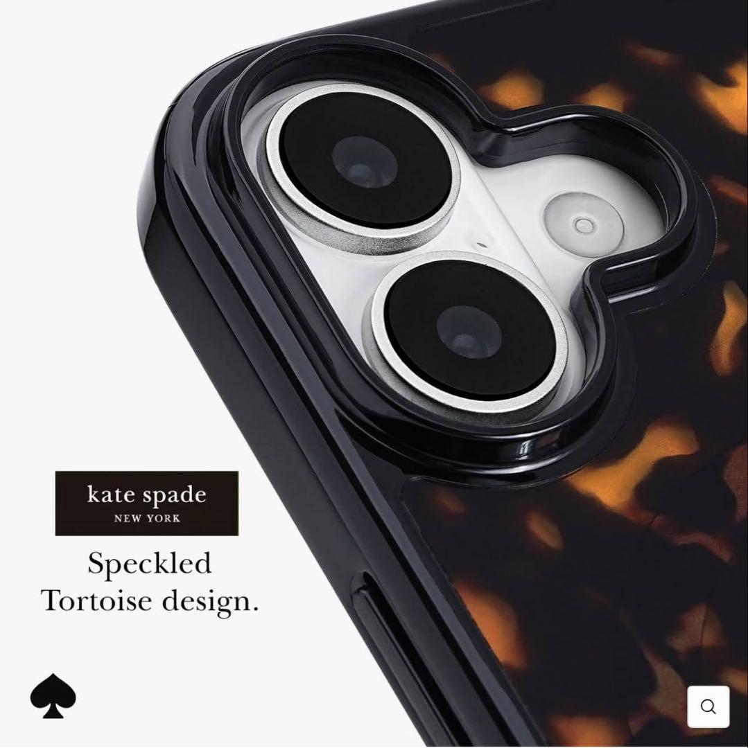 ケイトスペード iPhone17ケース べっこう MagSafe