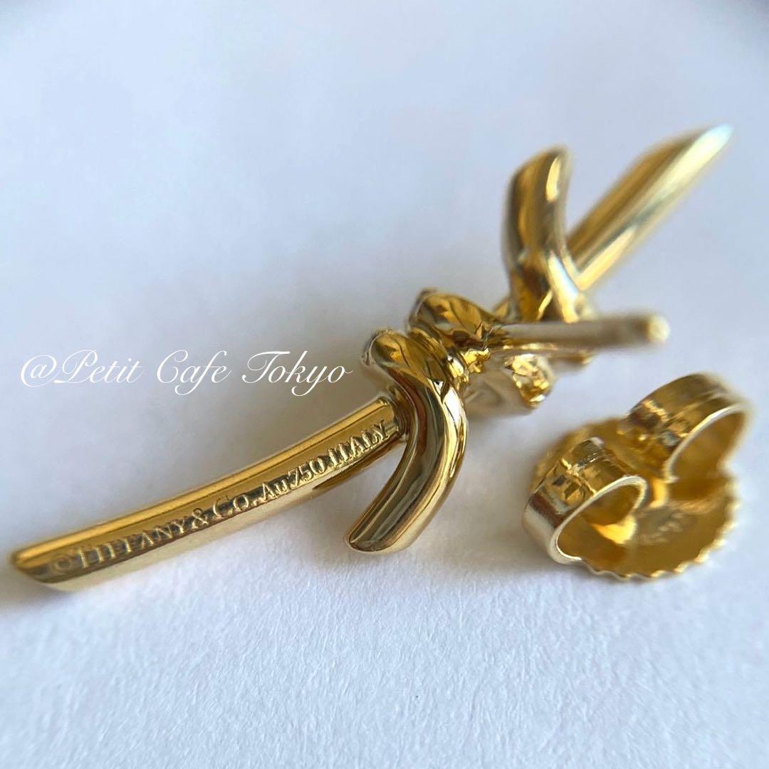 Tiffany(ティファニー) ノット　ピアス　18K イエローゴールド　片方