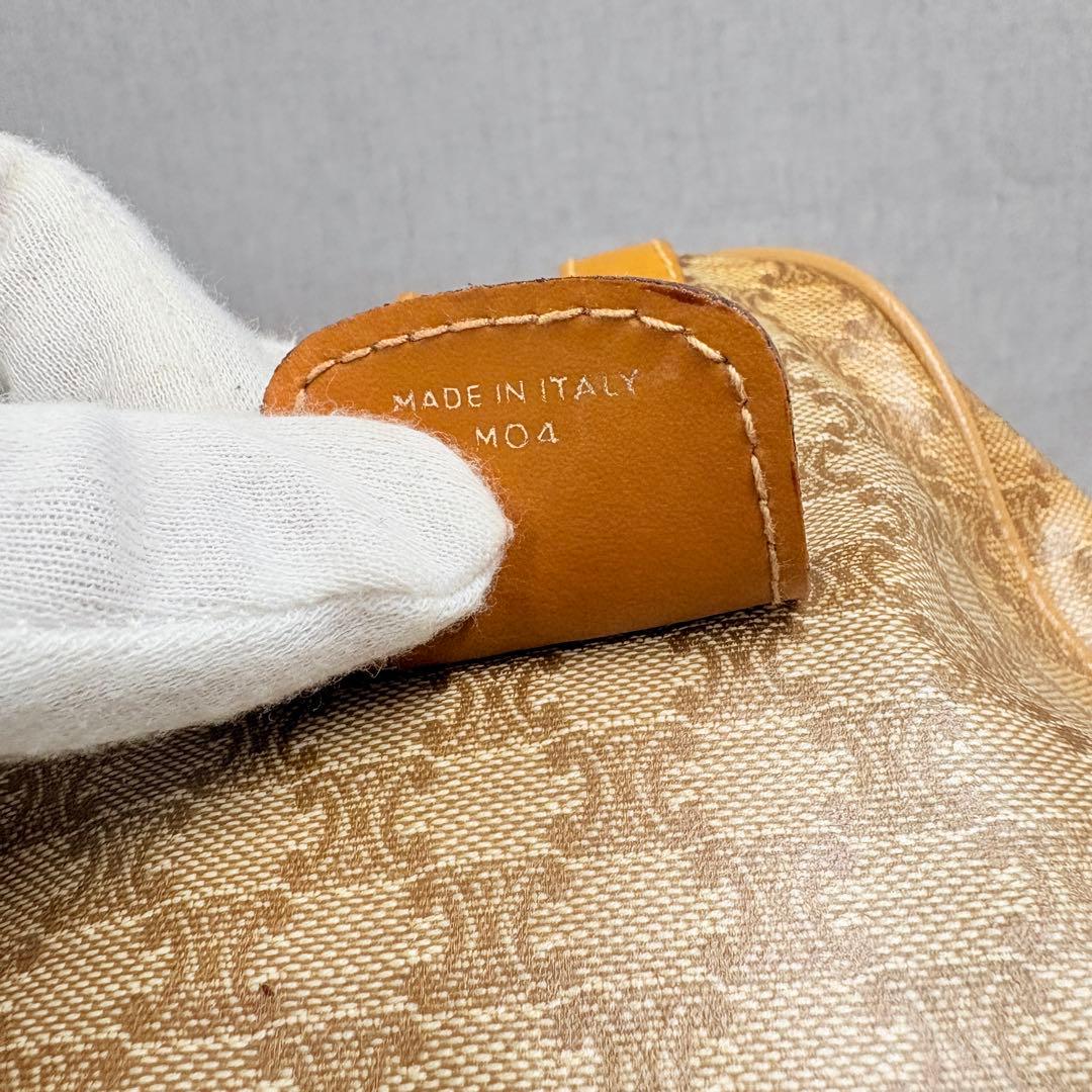 CELINE セリーヌ マカダム トリオンフ ハンドバッグ ミニボストン PVC