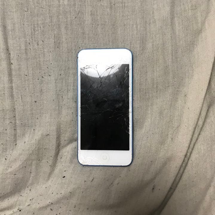 iPod touch第6世代 画面割れ ブルー 16GB