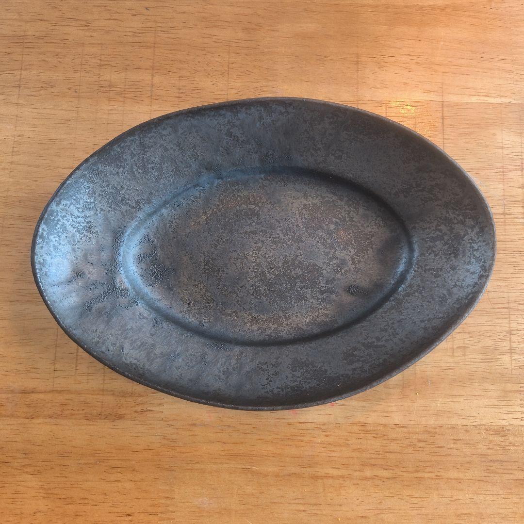 安福由美子　楕円形皿