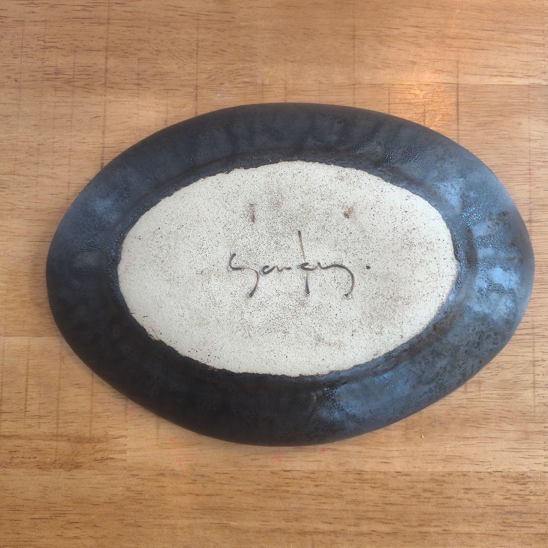 安福由美子　楕円形皿