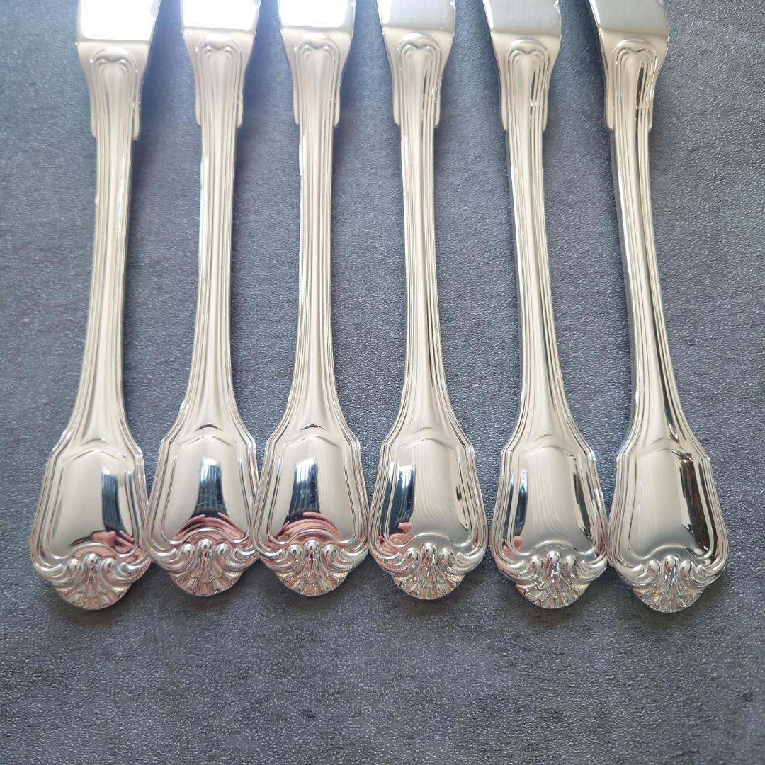 希少 極美品 クリストフル ポートロイヤル フィッシュナイフ 6点