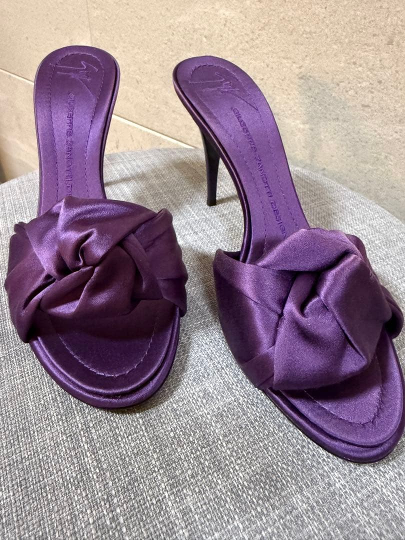 Giuseppe Zanotti・パープルミュール38