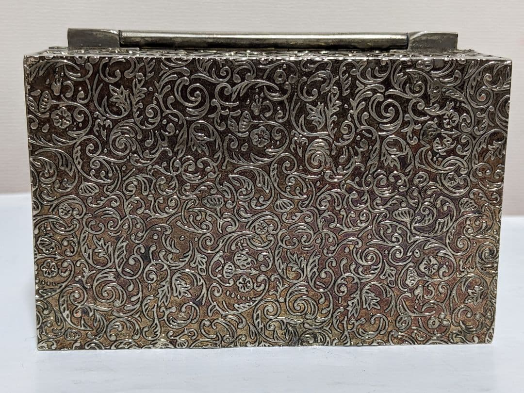 ♦イギリス ヴィンテージ 宝石箱 ジュエリーボックス アクセサリーケース 骨董品