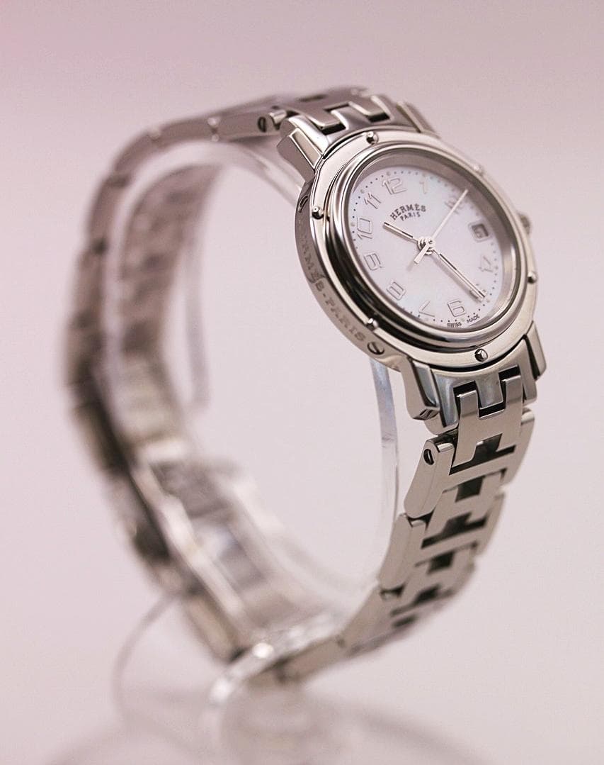 HERMES　CL4.210　クリッパー　ナクレ　エルメス　ケース・保証書付