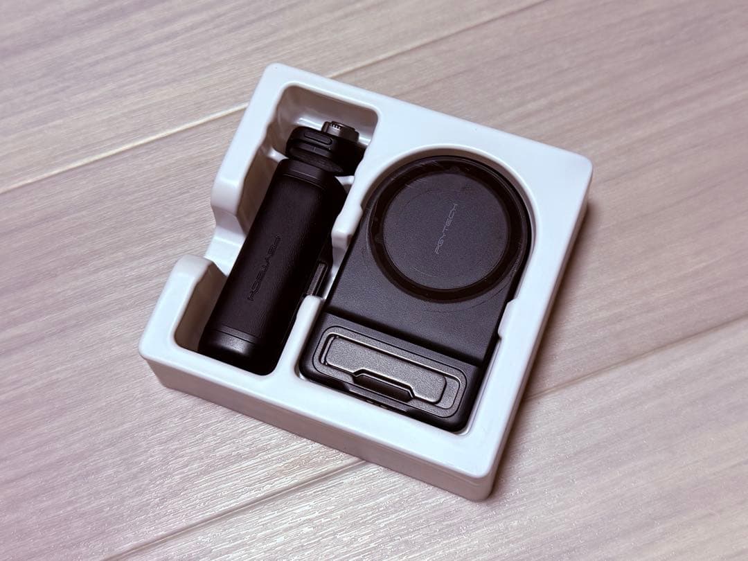 PGYTECH MagCam スマートフォン グリップ ライトセット ブラック