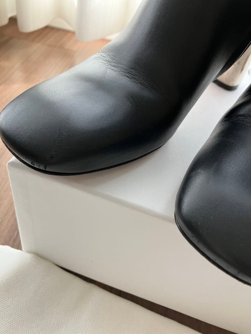 CELINE bambam メタルヒールショートブーツ　36