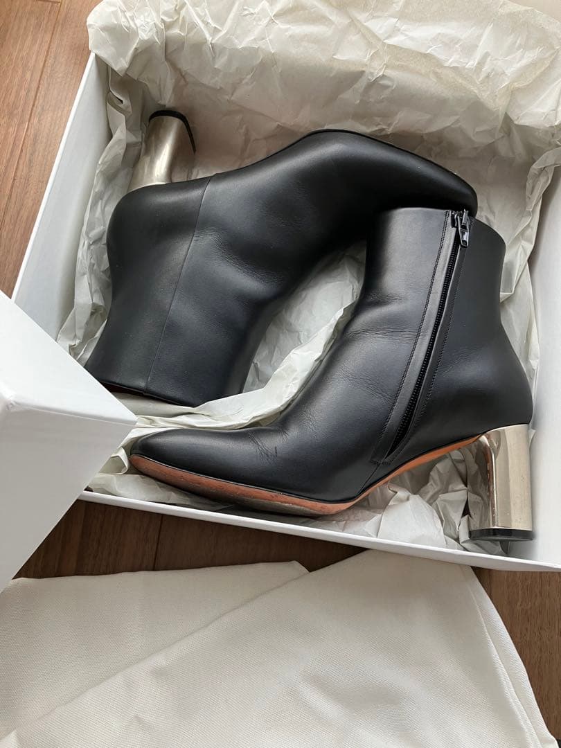 CELINE bambam メタルヒールショートブーツ　36