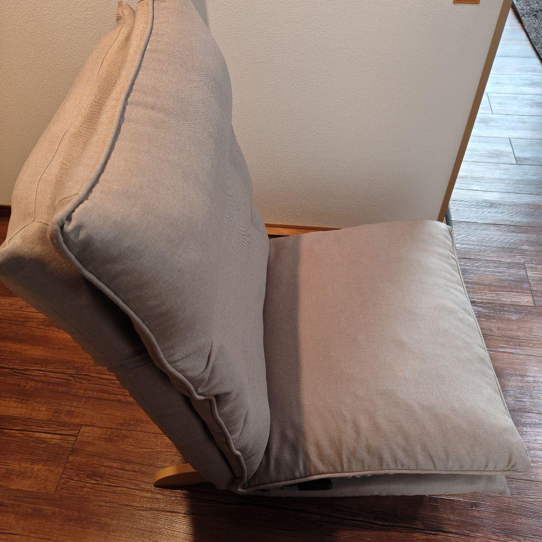 DOUBLEDAY　ダブルクッション座椅子フィット　1人掛け　幅70㎝