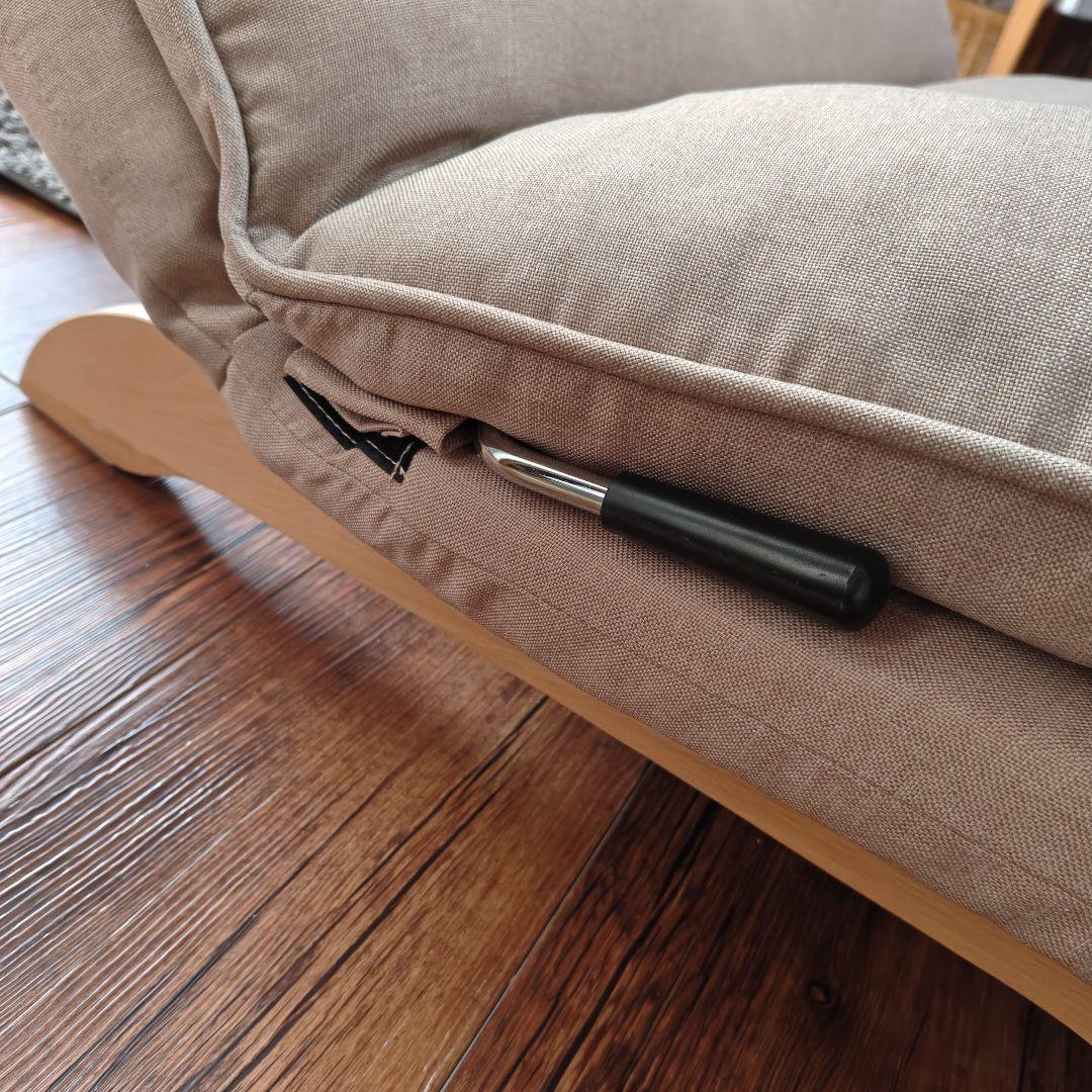 DOUBLEDAY　ダブルクッション座椅子フィット　1人掛け　幅70㎝