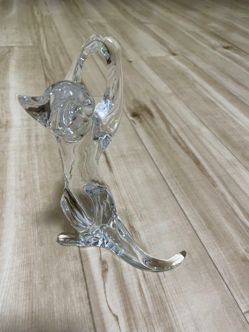 バカラ　猫置物