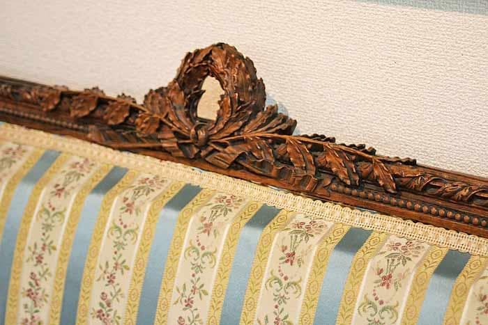 ソファ フランス アンティーク ラブソファ 彫刻 クラシック ビンテージ 506