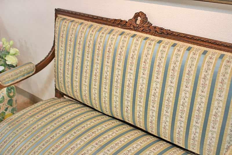 ソファ フランス アンティーク ラブソファ 彫刻 クラシック ビンテージ 506