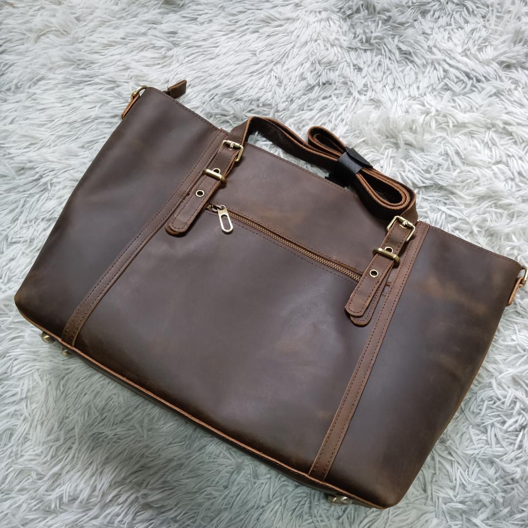 在庫処分✨ TIDING タイディング トートバッグ ダークブラウン