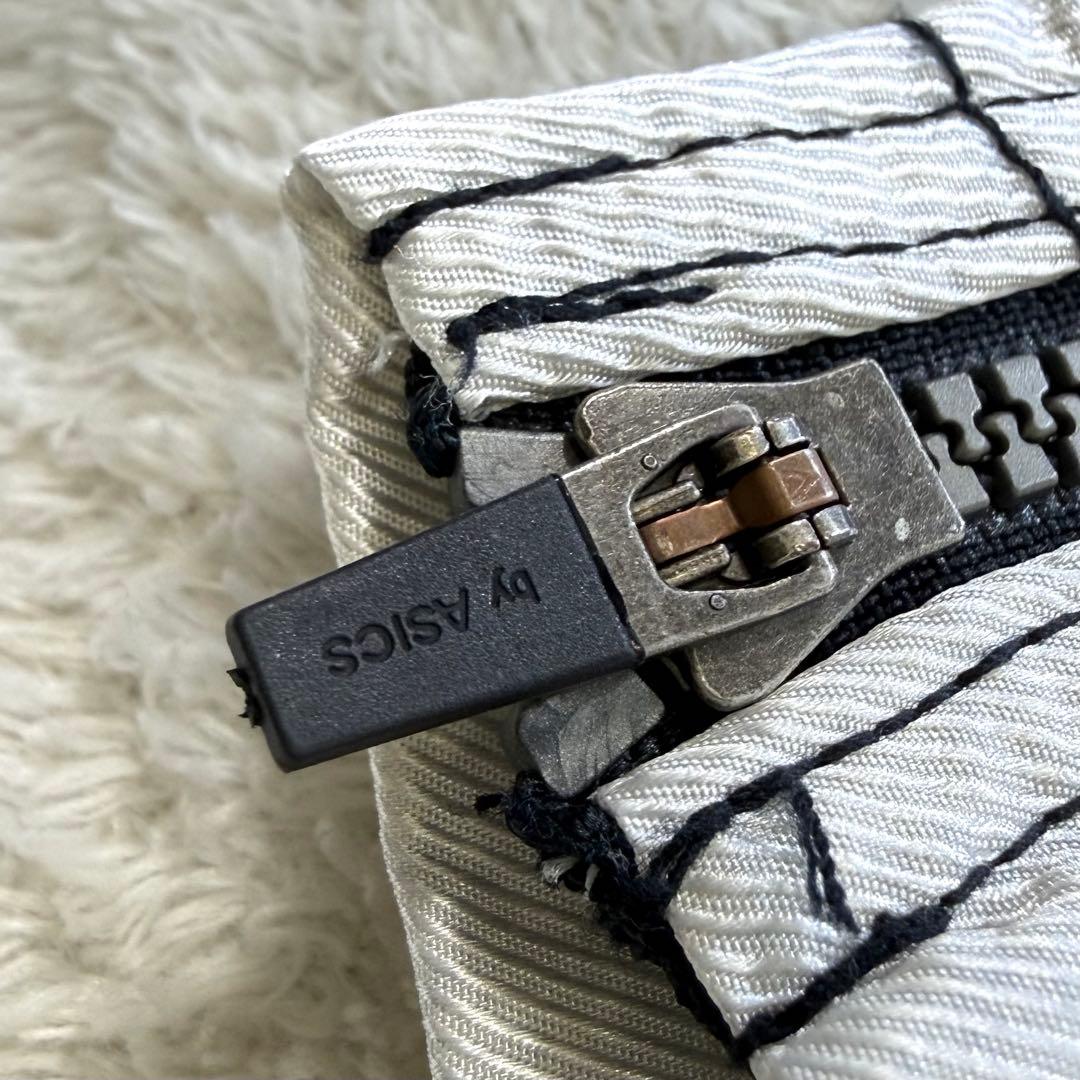 希少‼️90s ASICS セットアップ ウインドブレーカー 光沢 白 XL日本製