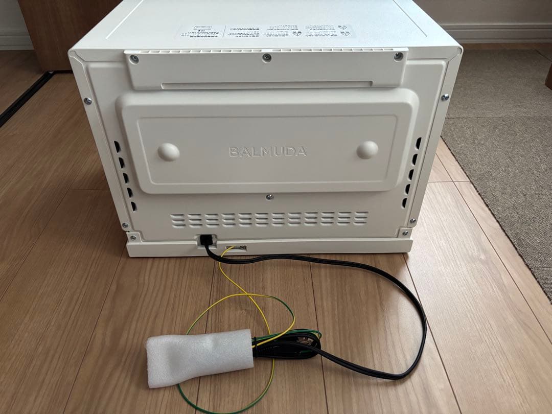 【miporin 】BALMUDA オーブンレンジ ホワイト　新品