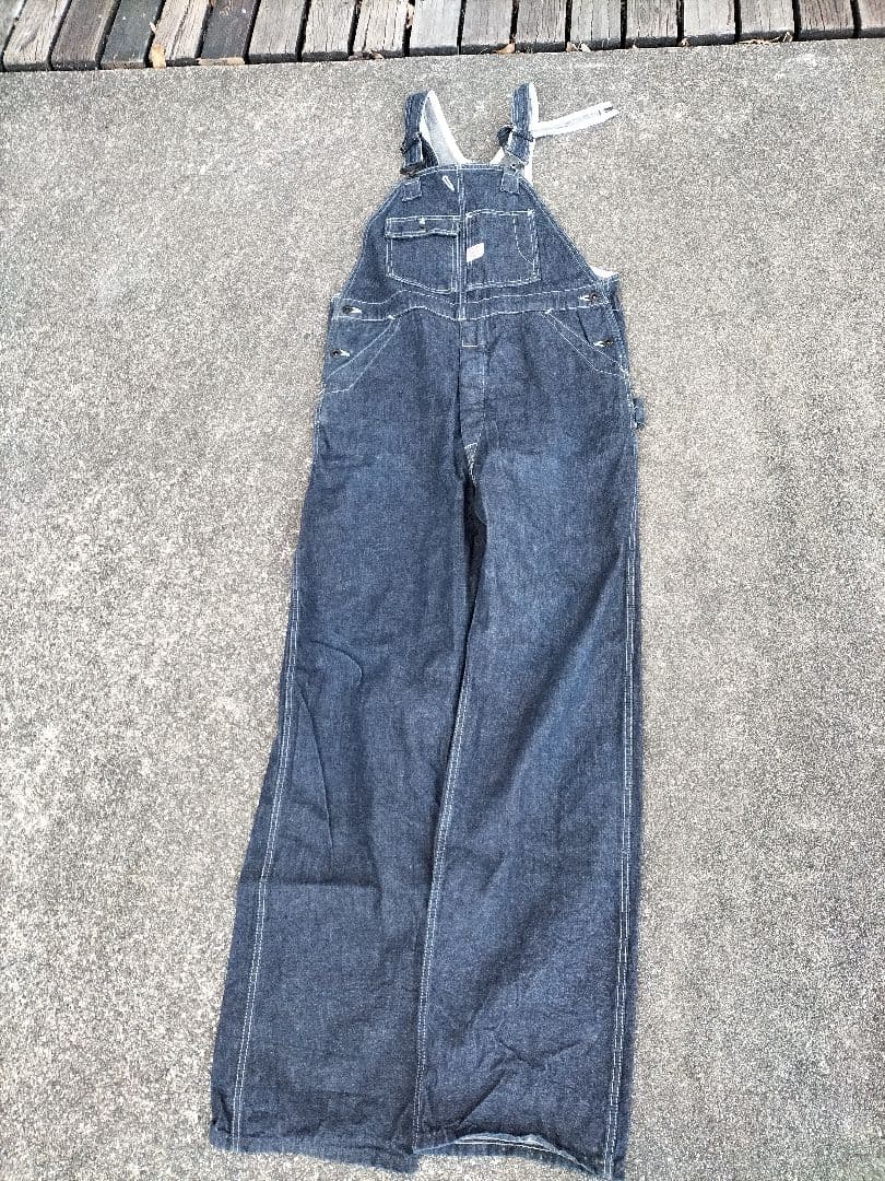 90s carhartt ハートタグ デニムオーバーオール 復刻　W36