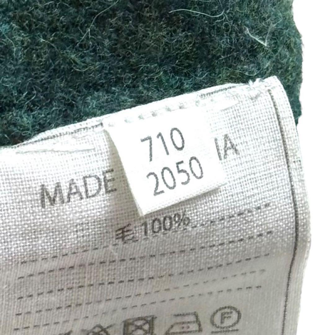 現行タグ 45r フロート縮絨のPコート ダブル ジャケット R刺繍 グリーン