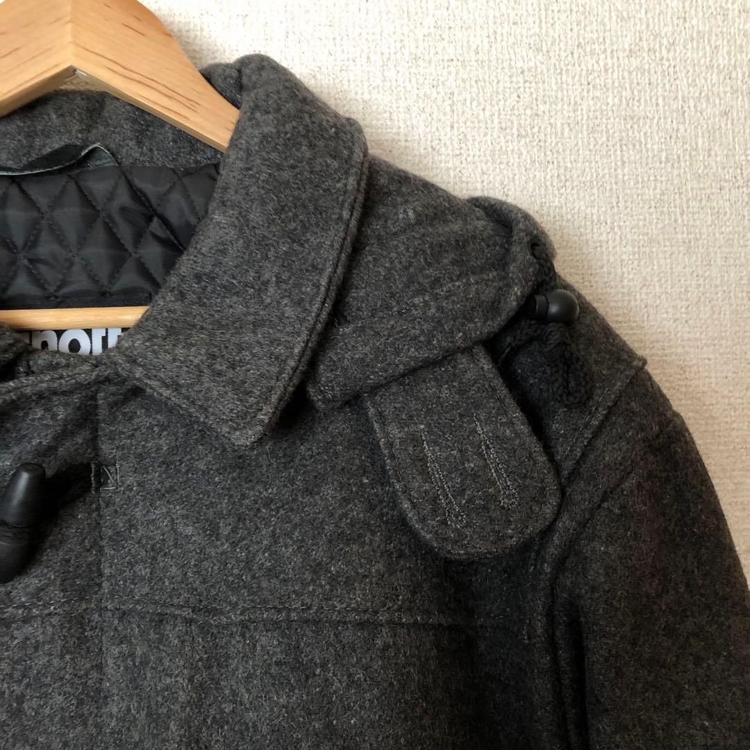 新品 SCHOTT USA製 ダッフルコート グレー 40 希少