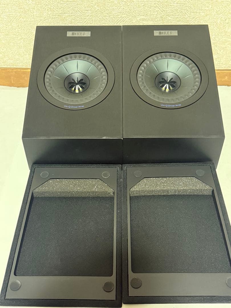 KEF Q50A イネーブルドスピーカー　ペア　レア SatinBlack 02