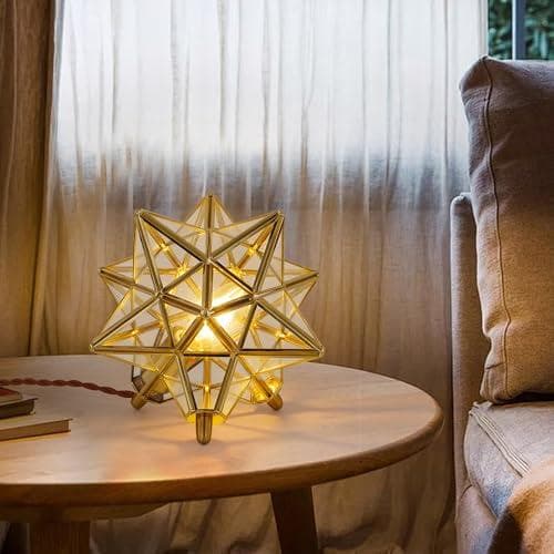 Cerdeco 幻想的に広がる星のシルエット テーブルライト スタンド照明 デp