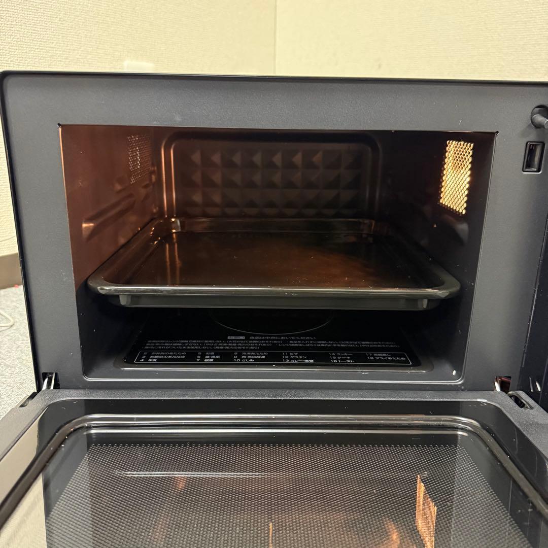 【美品】YAMAZENオーブンレンジNERP-FO181TV(B)2025年製Y