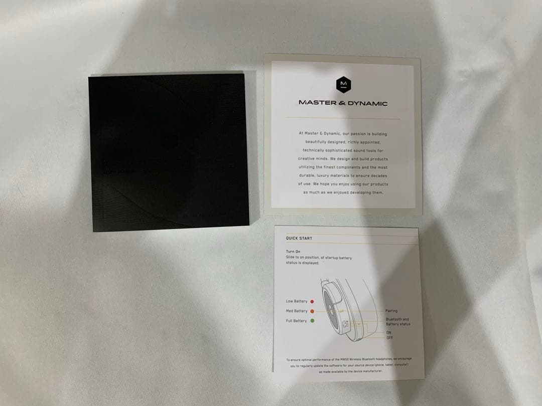 MASTER & DYNAMIC MW50 ワイヤレスヘッドホン