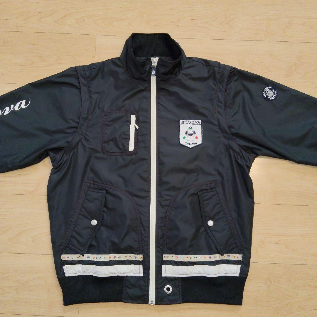 田口英治です。　Lサイズ 美品【SINA COVA】シナコバ 裏起毛ナイロ