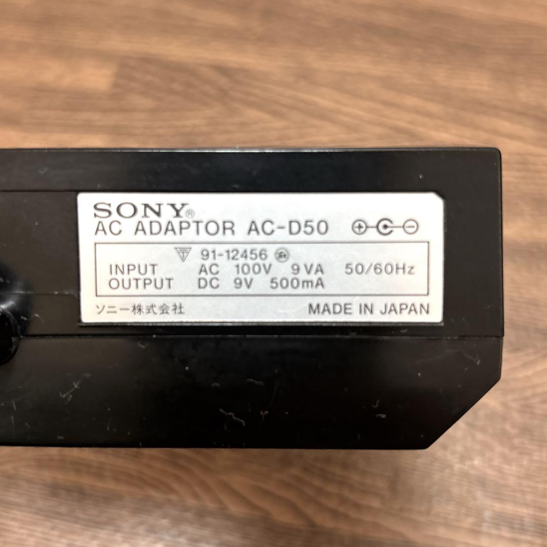 【動作未確認】 SONY AC-D50 CD プレーヤー ポータブル コンパクト
