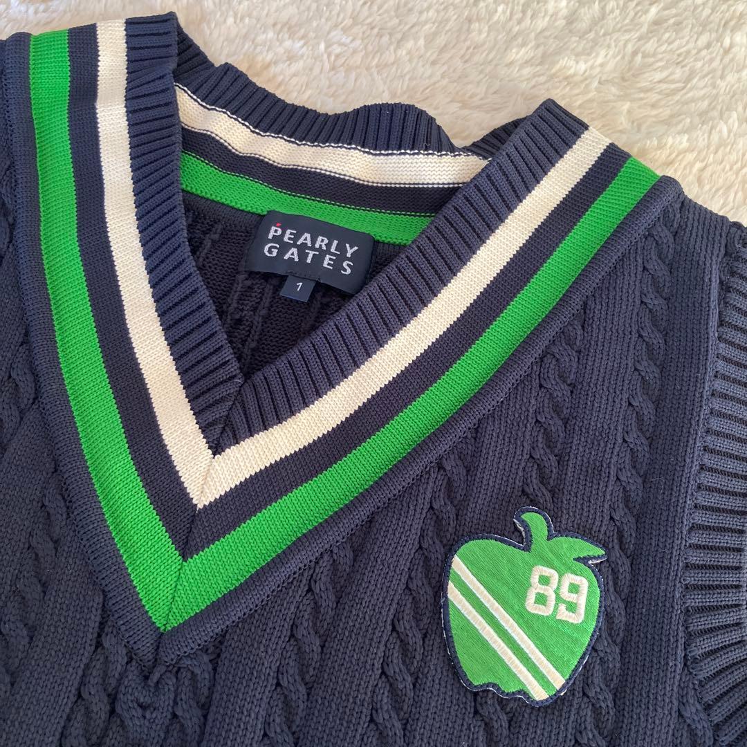 PEARLY GATES レディースベスト ネイビー 1