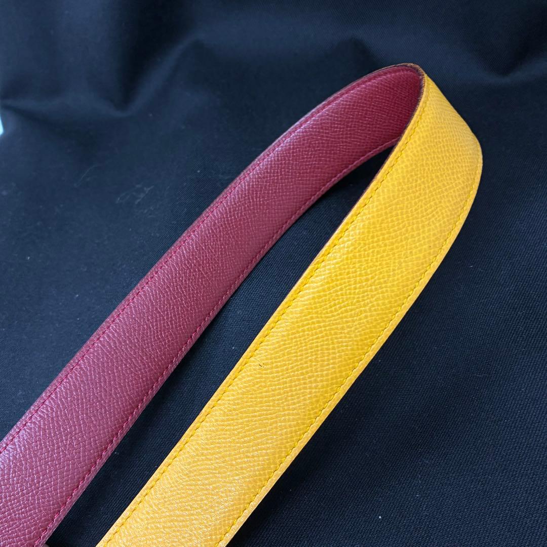 美品　 エルメス コンスタンス レザー ベルト レディース リバーシブル