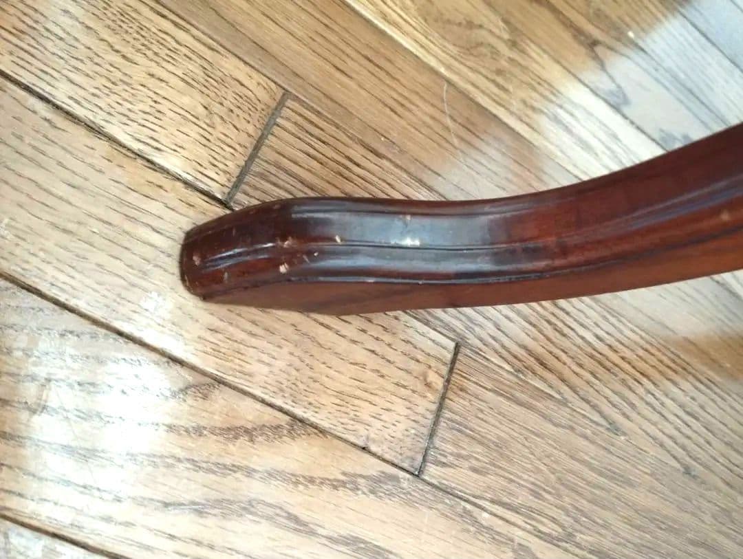 アンティーク調 マホガニー無垢 スーツハンガーラック