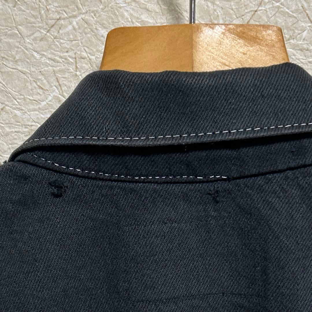 わ*こ様 Levi's USA製 デニム　ベスト　ブラック　後染め　70506