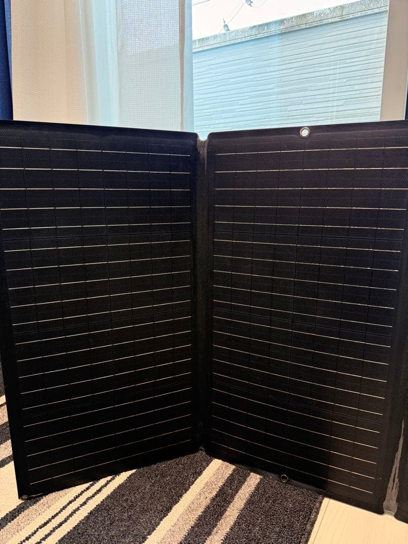 新品 EcoFlow DELTA 2 / 中古ソーラーパネル付き　セット