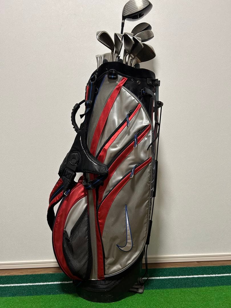 最終値引き！！【NIKE】　ゴルフクラブセット　スタンド型キャディバッグ